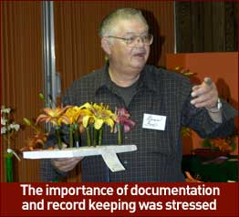 The importance of documentation and record keeping was stressed.