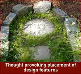 Thought-provoking placement of design features.